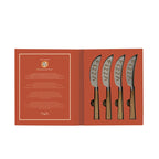 Easy Life Set Pizza More Pizza Por Favor Gift Novels - cofanetto aperto con 4 coltelli