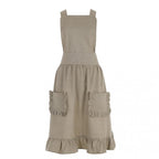 Blanc MariClò Grembiule Sue Collection in Cotone Beige 75x80 cm.