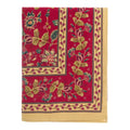 Blanc MariClò Copritutto Fiori di Jaipur Collection in Cotone Rosso 250x260 cm.