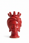 Testa di Moro Donna Ceramica - sfondo bianco