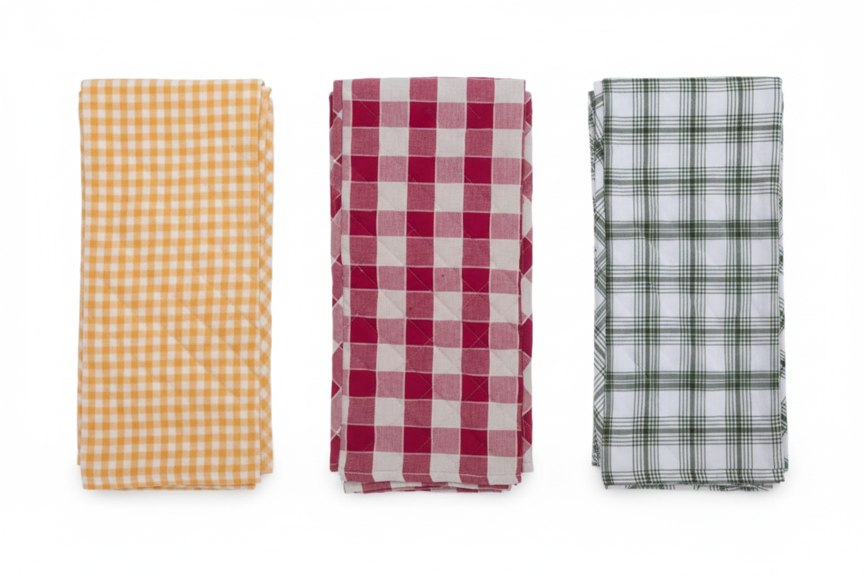 Blanc MariClò Runner Osteria Chic Collection in Cotone Giallo Rosso Verde 45x140 cm.