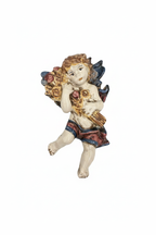 Ceramiche Sofia Caltagirone Angelo 4 Stagioni Fascia Rossa in Ceramica 13x16 cm