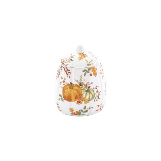 Easy Life Barattolo Harvest Collection in Porcellana Zucca H. 15 cm. D. 11 cm.