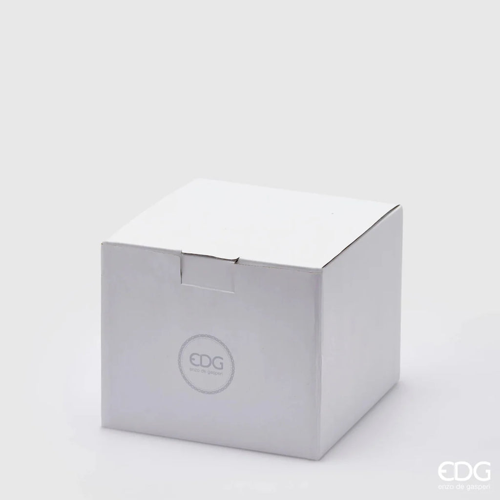 EDG Enzo De Gasperi Set 4 Bicchieri Righe Tumbler in Vetro H9 Ø7 cm.