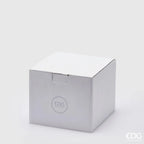EDG Enzo De Gasperi Set 4 Bicchieri Righe Tumbler in Vetro H9 Ø7 cm.