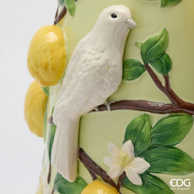 Vaso Limoni Bombato EDG 40,5x34 cm.
