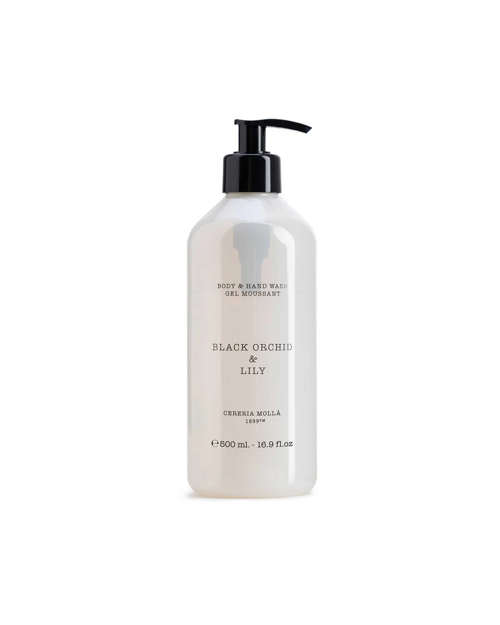 Cereria Mollá 1899 Sapone Body & Hand Wash Dispenser 500 ml. Black Orchid & Lily