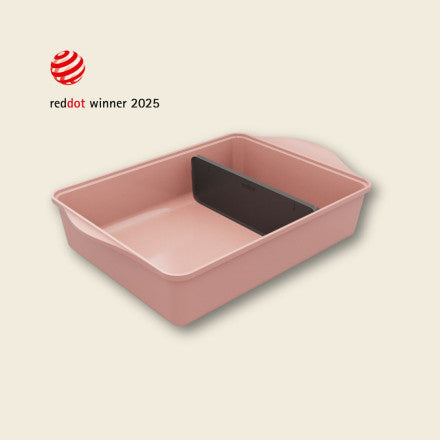 Cookut L'incredibile Pirofila con Separatore Regolabile 40x27 cm. Rosa