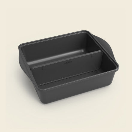 Cookut L'incredibile Pirofila con Separatore Regolabile Nero 40x27 cm. e 24x30 cm.