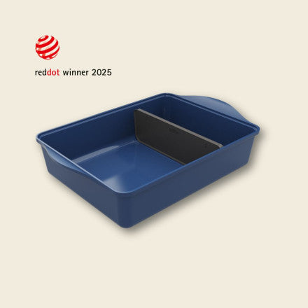 Cookut L'incredibile Pirofila con Separatore Regolabile 40x27 cm. Blu