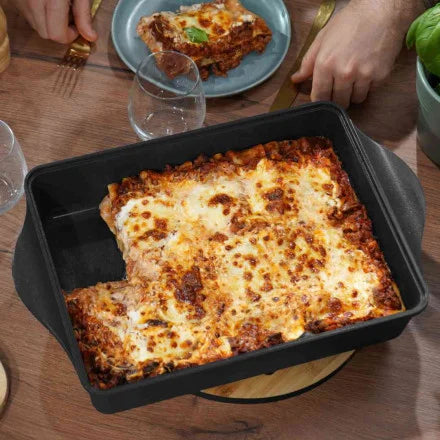 Cookut L'incredibile Pirofila con Separatore Regolabile 40x27 cm. Nero