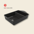 Cookut L'incredibile Pirofila con Separatore Regolabile 40x27 cm. Nero