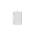 L'Arte di Nacchi Portafoto con Fiocco e Festone di Rose in Resina 13x18 cm.