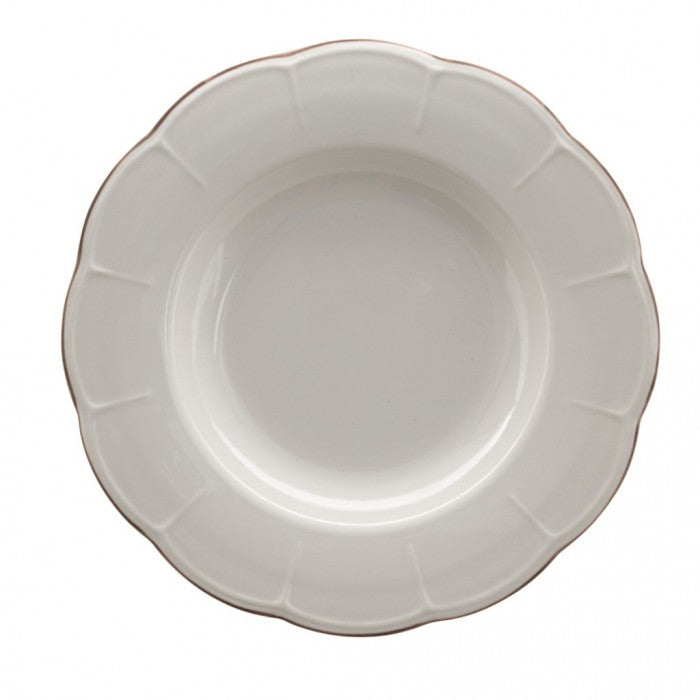 Blanc MariClò Servito Piatti Alcina Collection in Ceramica 18 pz.