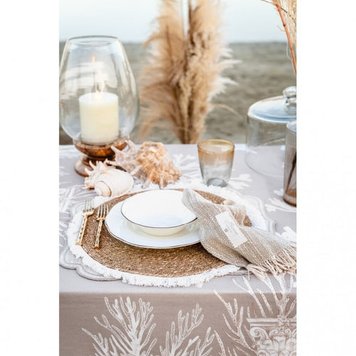 Blanc MariClò Set 6 Coppette Cereali Alcina Collection in Ceramica Bianca 16,5 cm.