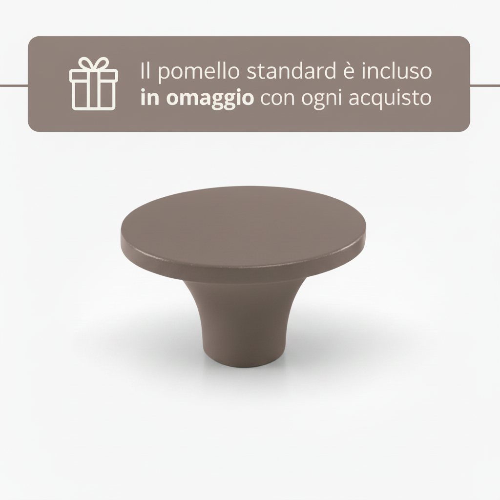 Pomello mauve-grigio