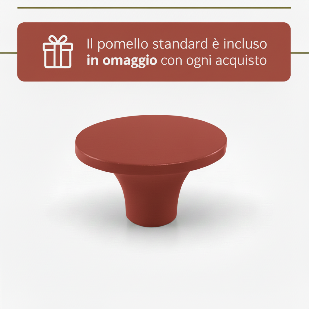 Pomello rosso mattone