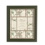 Blanc MariClò Portafoto Imago Collection Verde con Decoro Botanico 20x25 cm.