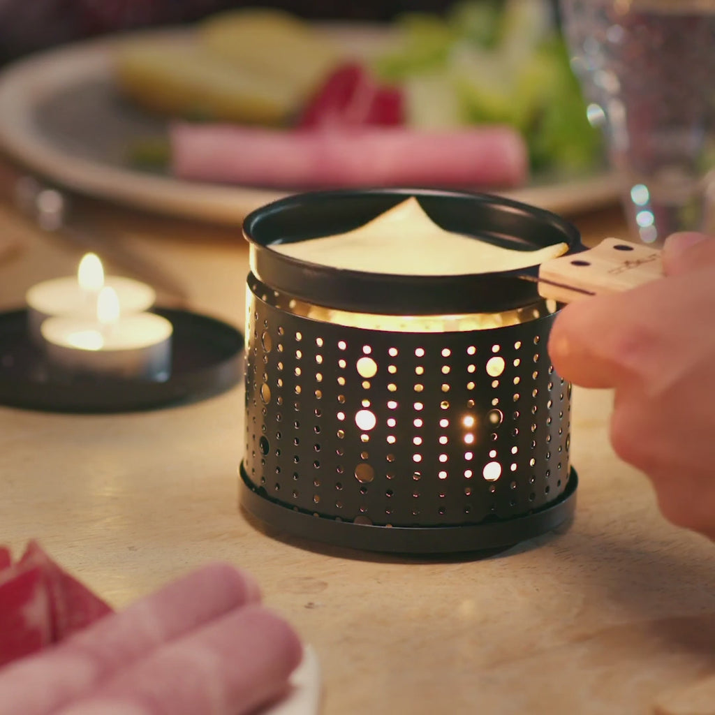 Cookut LUMI Coppia di Griglie per Raclette a Candela - Set 2 persone