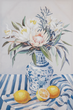 Quadro 1 - Vaso con protea