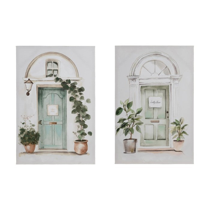 Blanc MariClò Coppia Quadri Racconti Collection Porte Mediterranee 60x90 cm.