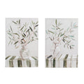 Blanc MariClò Coppia Quadri Racconti Collection Rami d'Ulivo 60x90 cm.