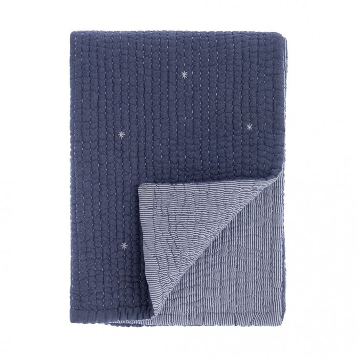 Blanc MariClò Quilt Versilia Collection in Cotone Azzurro 250x250 cm.