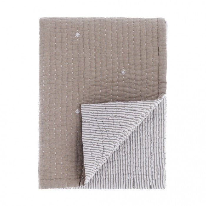 Blanc MariClò Quilt Versilia Collection in Cotone Beige 250x250 cm.