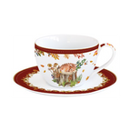 Easy Life Set 2 Tazze Cappuccino con Piattino Forest Dream 240 ml.