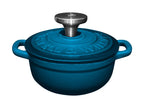 Maxwell & Williams Cast Iron Collection Mini Cocotte in Ghisa Smaltata Midnight Blue 260 ml 9,5 cm.