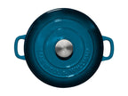Maxwell & Williams Cast Iron Collection Casseruola Rotonda in Ghisa Smaltata Midnight Blue 3,3 litri 24 cm.