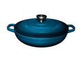 Maxwell & Williams Cast Iron Collection Tegame Basso Braiser in Ghisa Smaltata Midnight Blue 3,3 litri 27 cm.