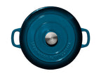 Maxwell & Williams Cast Iron Collection Tegame Basso Braiser in Ghisa Smaltata Midnight Blue 3,3 litri 27 cm.