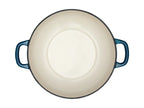 Maxwell & Williams Cast Iron Collection Tegame Basso Braiser in Ghisa Smaltata Midnight Blue 3,3 litri 27 cm.