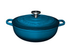 Maxwell & Williams Cast Iron Collection Casseruola Rotonda in Ghisa Smaltata Midnight Blue 4 litri 26 cm.