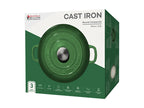 Maxwell & Williams Cast Iron Collection Casseruola Rotonda in Ghisa Smaltata English Racing Green 3,3 litri 24 cm.