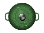 Maxwell & Williams Cast Iron Collection Casseruola Rotonda in Ghisa Smaltata English Racing Green 3,3 litri 24 cm.
