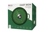 Maxwell & Williams Cast Iron Collection Casseruola Rotonda in Ghisa Smaltata English Racing Green 4 litri 26 cm.