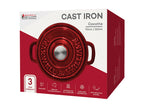 Maxwell & Williams Cast Iron Collection Mini Cocotte in Ghisa Smaltata Merlot 260 ml 9,5 cm.