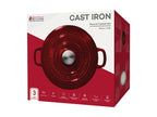 Maxwell & Williams Cast Iron Collection Casseruola Rotonda in Ghisa Smaltata Merlot 3,3 litri 24 cm.