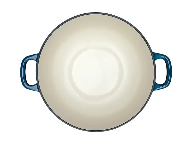 Maxwell & Williams Cast Iron Collection Casseruola Rotonda in Ghisa Smaltata Midnight Blue 6,2 litri 28 cm.