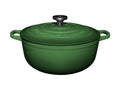Maxwell & Williams Cast Iron Collection Casseruola Rotonda in Ghisa Smaltata English Racing Green 6,2 litri 28 cm.