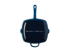 Maxwell & Williams Cast Iron Collection Bistecchiera Quadrata in Ghisa Smaltata Midnight Blue 26 cm.