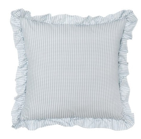 Blanc MariClò Cuscino con Gala Sogno Vichy Collection in Microfibra Verde Tenero