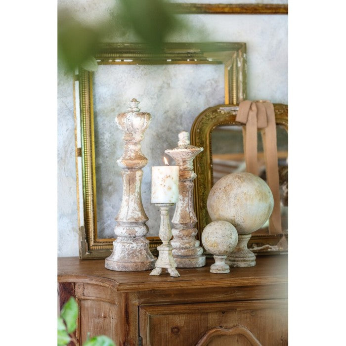 Set 3 Decorazioni in Resina Antiqua Domus Collection