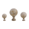 Set 3 Decorazioni in Resina Antiqua Domus Collection