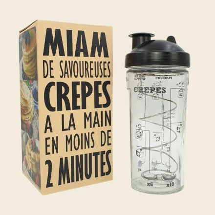 Cookut MIAM Shaker per Crêpes, Pancake e Waffle - Pastella Perfetta Senza Grumi