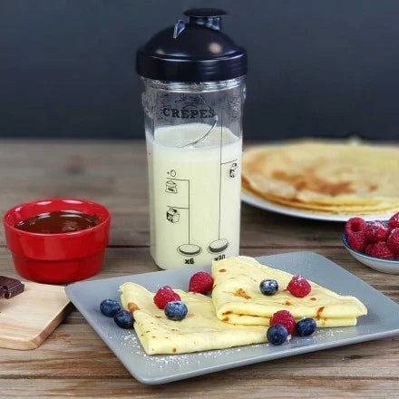 Cookut MIAM Shaker per Crêpes, Pancake e Waffle - Pastella Perfetta Senza Grumi