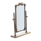 Blanc MariClò Specchio da Tavolo Artemisia Collection in Metallo Brunito 25,5x36,5x7,5 cm.