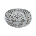 Blanc MariClò Svuota Tasche Chinoiserie Collection in Porcellana con Coperchio 20x12x20 cm.